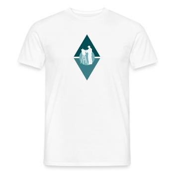 Malen Painter - Männer T-Shirt - Weiß - Vorne - AI Model Male 178 dark (178cm)