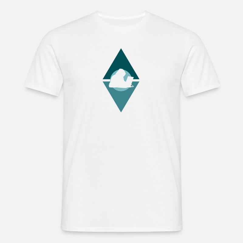 Hacker Computer Science Student - Men's T-Shirt - white