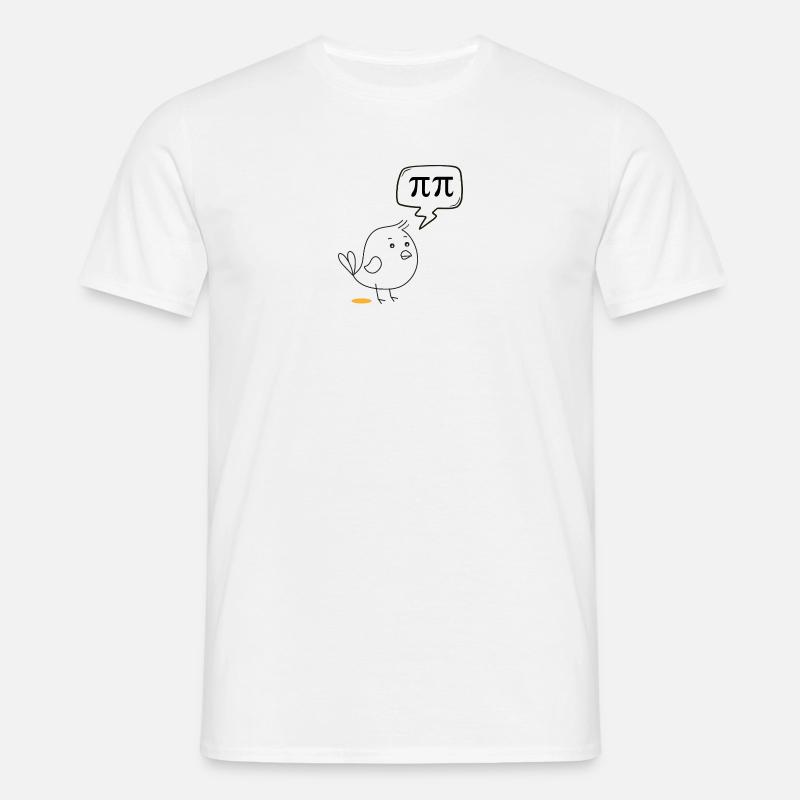 Pi - Männer T-Shirt - Weiß