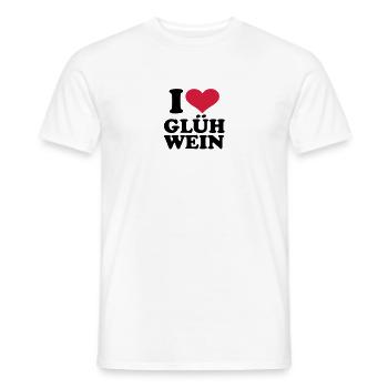 J'aime glögg - T-shirt homme - blanc - Devant - AI Model Male 178 dark (178cm)
