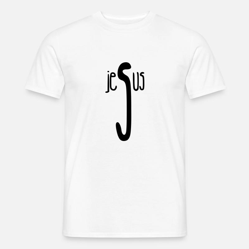 Gesù / Cristianesimo / Cattolico - T-shirt uomo - bianco
