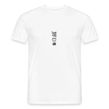 Dog Better Life - Men's T-Shirt - white - Front - AI Model Male 178 dark (178cm)