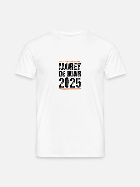Lloret De Mar 2025 Spruch - Männer T-Shirt - Weiß