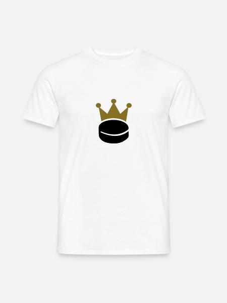 Eishockey - Männer T-Shirt - Weiß