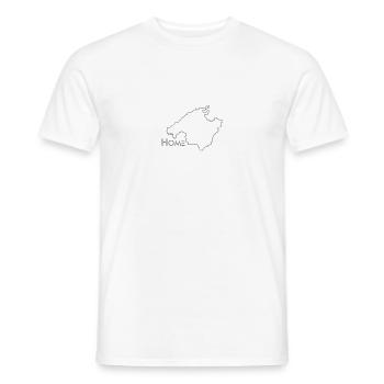 mallorca heimat auswandern - Männer T-Shirt - Weiß - Vorne - AI Model Male 178 dark (178cm)