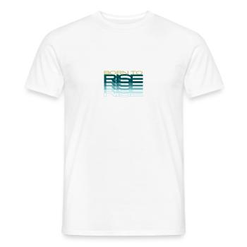 Né pour s’élever - T-shirt homme - blanc - Devant - AI Model Male 178 dark (178cm)
