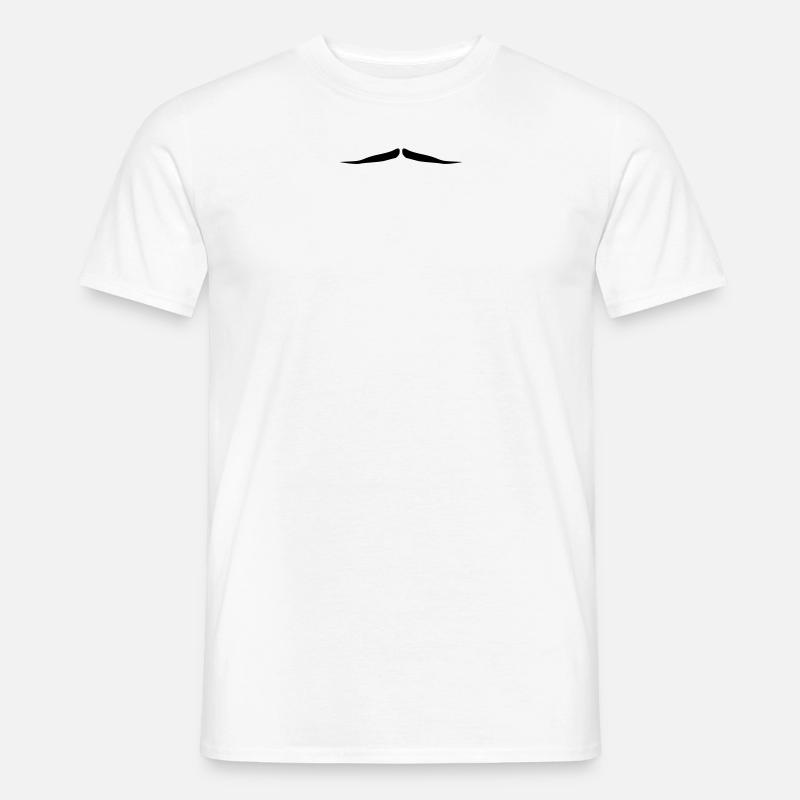 Moustache - Men's T-Shirt - white