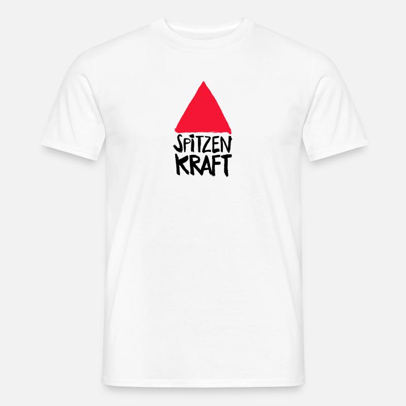 Spitzenkraft - Männer T-Shirt - Weiß
