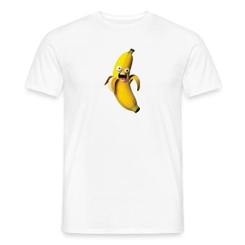 Banane folle - T-shirt homme - blanc - Devant - AI Model Male 178 dark (178cm)