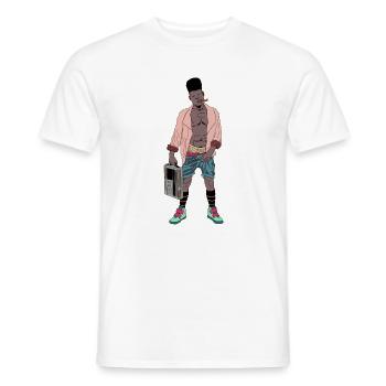 Mannequin - T-shirt homme - blanc - Devant - AI Model Male 178 dark (178cm)