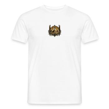 Ägyptisches Phönix Auge Horus & Pyramiden - Männer T-Shirt - Weiß - Vorne - AI Model Male 178 dark (178cm)