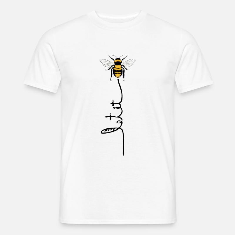 Let it bee - Männer T-Shirt - Weiß