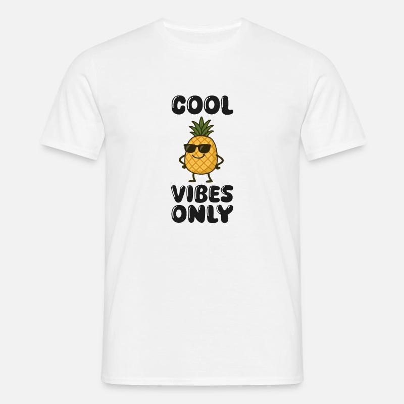 ananas comic - Männer T-Shirt - Weiß