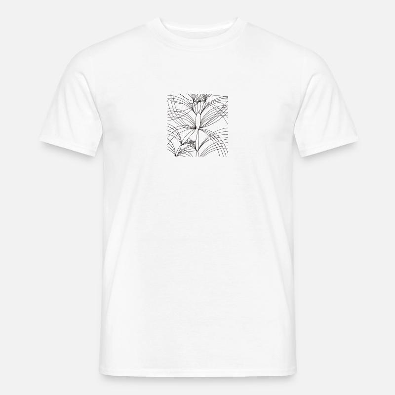 Mann im Netz - Männer T-Shirt - Weiß