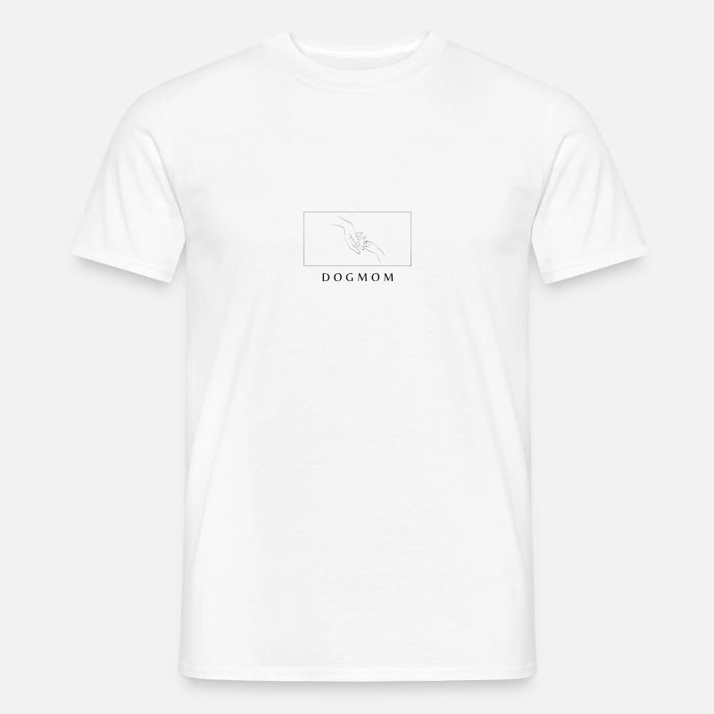 Dogmom Pullover - Männer T-Shirt - Weiß