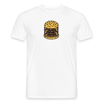 conception haute multiple hamburger cool hamburger - T-shirt homme - blanc - Devant - AI Model Male 178 dark (178cm)