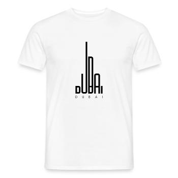 Dubaï - T-shirt homme - blanc - Devant - AI Model Male 178 dark (178cm)