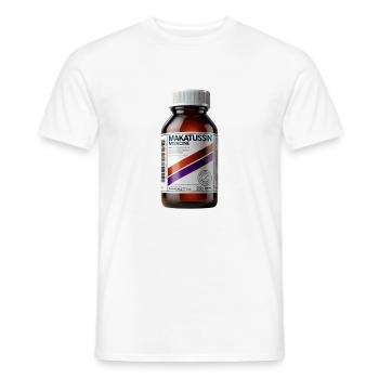 Makatussin Codiene with a modern design - Men's T-Shirt - white - Front - AI Model Male 178 dark (178cm)