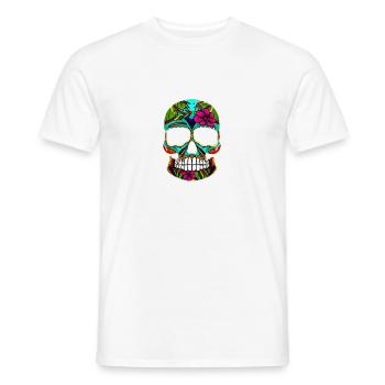 Skill Mexiko - Männer T-Shirt - Weiß - Vorne - AI Model Male 178 dark (178cm)