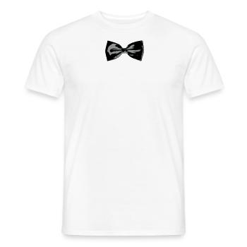 noeud pap - T-shirt homme - blanc - Devant - AI Model Male 178 dark (178cm)