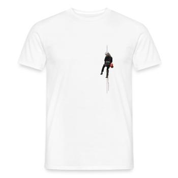 montée - T-shirt homme - blanc - Devant - AI Model Male 178 dark (178cm)