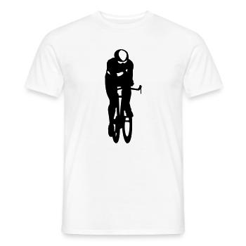 Racer - Men's T-Shirt - white - Front - AI Model Male 178 dark (178cm)