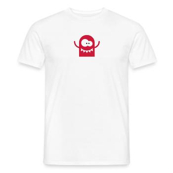 Un monstre fou - T-shirt homme - blanc - Devant - AI Model Male 178 dark (178cm)