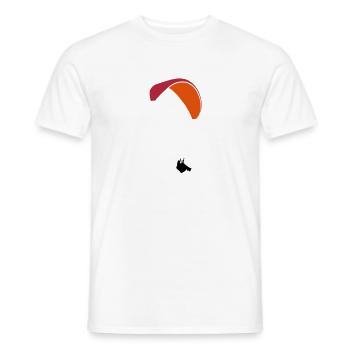 Paraglider - Men's T-Shirt - white - Front - AI Model Male 178 dark (178cm)