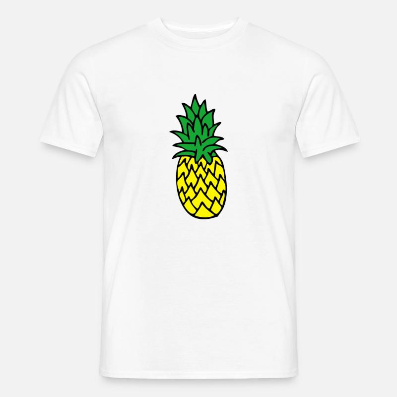 ananas - Männer T-Shirt - Weiß