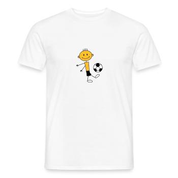 soccer_boy - Männer T-Shirt - Weiß - Vorne - AI Model Male 178 dark (178cm)