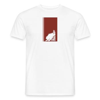Achterbahn Lukas Festzelt - Männer T-Shirt - Weiß - Vorne - AI Model Male 178 dark (178cm)