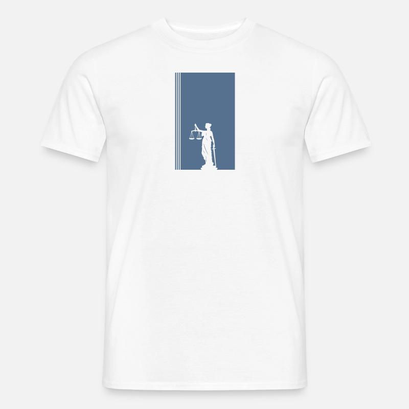Anwalt Absatz Versicherung - Männer T-Shirt - Weiß