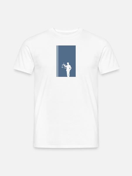 Recht Anwalt Behandlung - Männer T-Shirt - Weiß