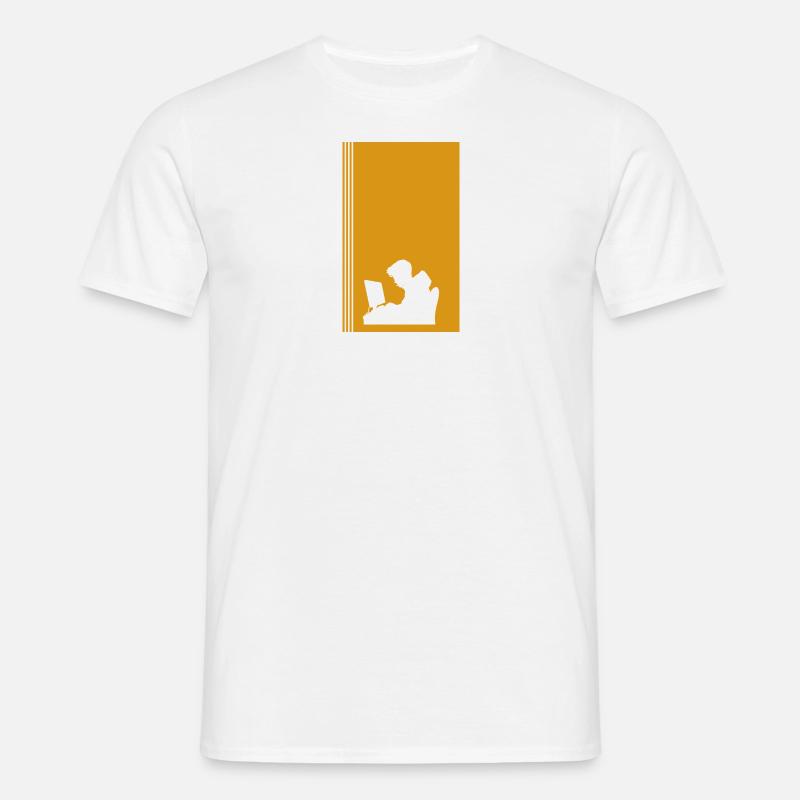 Computer scientist, computer freak - Men's T-Shirt - white