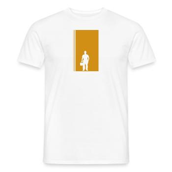 Screwdriver Plumber Tool - Men's T-Shirt - white - Front - AI Model Male 178 dark (178cm)