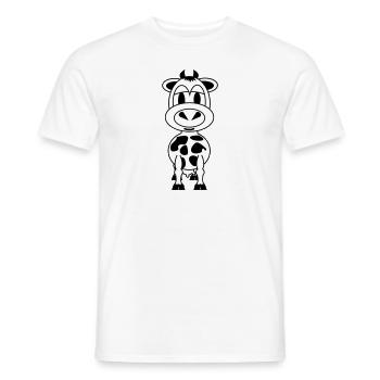 Melle - T-shirt homme - blanc - Devant - AI Model Male 178 dark (178cm)