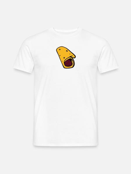 burrito pancake pancake sausage - Men's T-Shirt - white