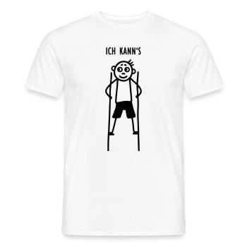 Stelzenlaufen - Ich kann's - Männer T-Shirt - Weiß - Vorne - AI Model Male 178 dark (178cm)