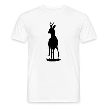 Stolzer Rehbock - Männer T-Shirt - Weiß - Vorne - AI Model Male 178 dark (178cm)