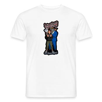 Delmenhorst ist schöner ohne Hass und Hetze 2 - Männer T-Shirt - Weiß - Vorne - AI Model Male 178 dark (178cm)