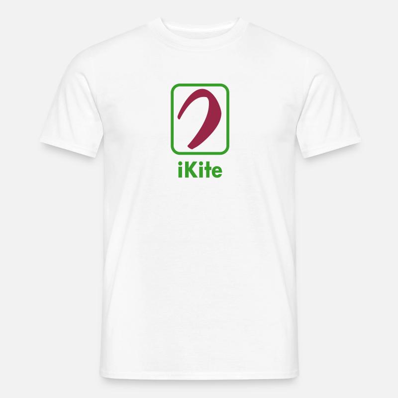 i_kite_kite_vec_2 de - Männer T-Shirt - Weiß