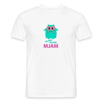 Mjam - T-shirt homme - blanc - Devant - AI Model Male 178 dark (178cm)