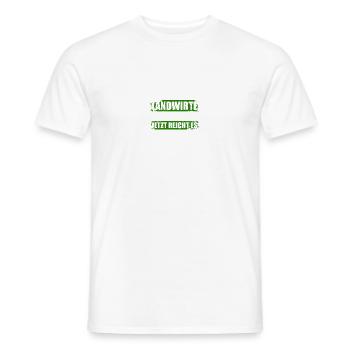 Without Farmer Tractor Farmer Farmer - Men's T-Shirt - white - Front - AI Model Male 178 dark (178cm)