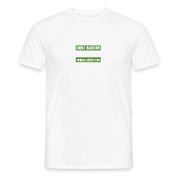 Farming: Tractor, Farmer, Farmer - Men's T-Shirt - white - Front - AI Model Male 178 dark (178cm)
