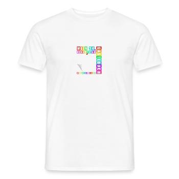 24th Birthday Born 2000 Birthday Gift - Men's T-Shirt - white - Front - AI Model Male 178 dark (178cm)