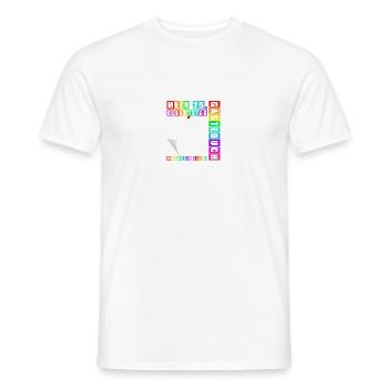 25th Birthday Born 1999 Birthday Gift - Men's T-Shirt - white - Front - AI Model Male 178 dark (178cm)