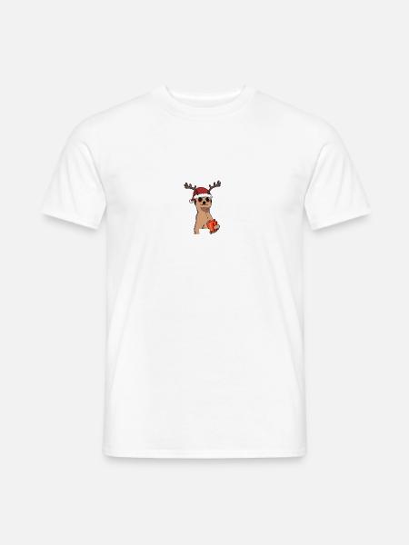 Rentier war ausverkauft Weihnachtsoutfit Christmas - Männer T-Shirt - Weiß