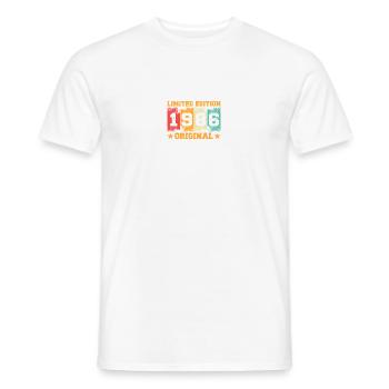 38ème anniversaire Né 1986 Cadeau d’anniversaire - T-shirt homme - blanc - Devant - AI Model Male 178 dark (178cm)