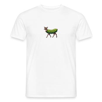 Dill Doe Funny Cucumber Pickle Cucumber Lover - Men's T-Shirt - white - Front - AI Model Male 178 dark (178cm)