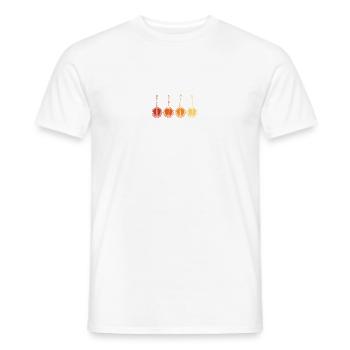 Country Bluegrass Banjo Player - Männer T-Shirt - Weiß - Vorne - AI Model Male 178 dark (178cm)
